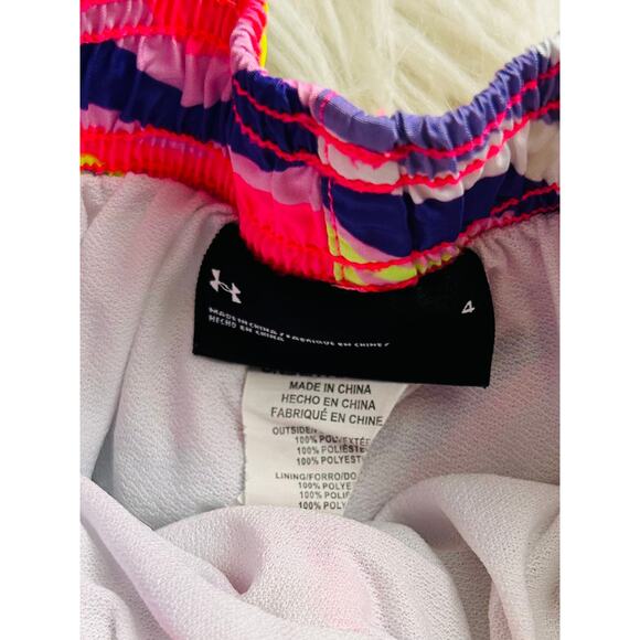 Under Armour Girls Tee & Swirl Athletic Shorts 2-Piece Active Set Multicolor 4/5 - Picture 9 of 11